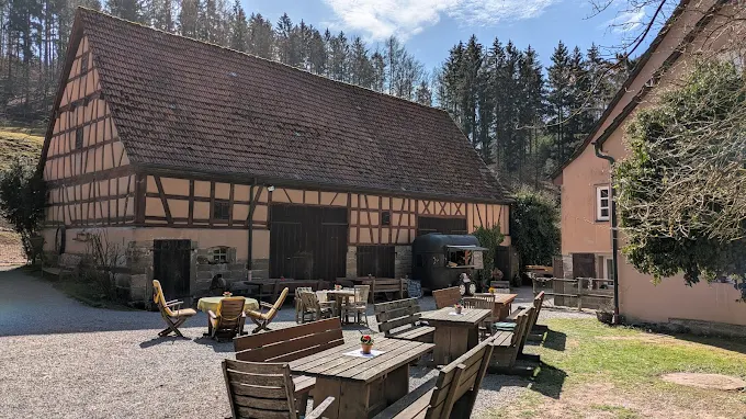 Innenhof der Oberen Ölmühle